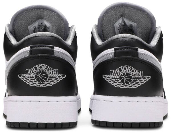 Jordan 1 Low Black White Grey (GS) 553560-040 - Arviolet photo 4