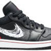 Jordan 1 Low Brushstroke Swoosh Black DA4659-001 - Arviolet photo 1
