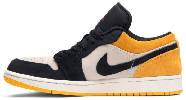 Jordan 1 Low Sail University Gold Black 553558-127 - Arviolet photo 5