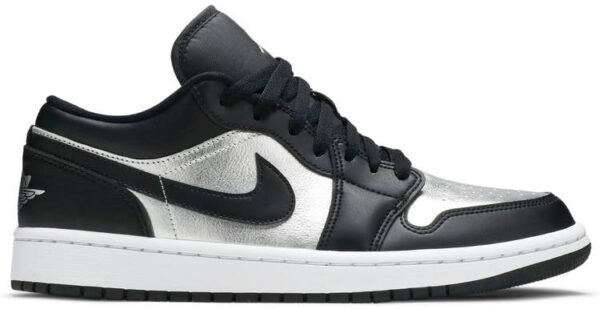Jordan 1 Low SE Black Metallic Silver (Women's) DA5551-001 - Arviolet photo 1