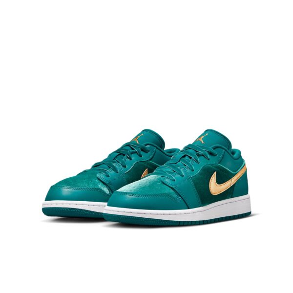 Jordan 1 Low SE Geode Teal Metallic Gold (GS) FB9896-300 - Arviolet photo 4