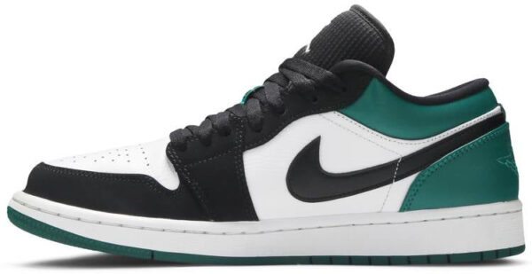 Jordan 1 Low White Black Mystic Green 553558-113 - Arviolet photo 2