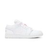 Jordan 1 Low White Green Pink (GS) 554723-101 - Arviolet photo 1