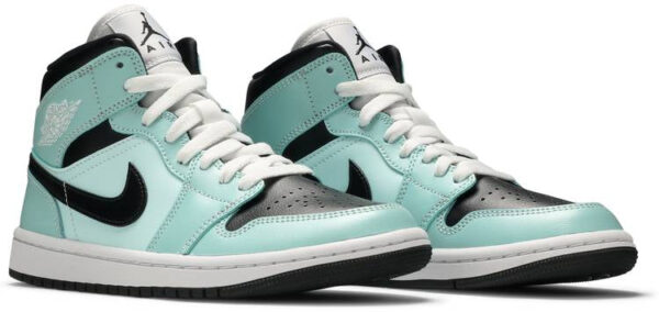Jordan 1 Mid Aqua Blue Tint (Women's) BQ6472-300 - Arviolet photo 1