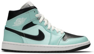Jordan 1 Mid Aqua Blue Tint (Women's) BQ6472-300 - Arviolet photo 2