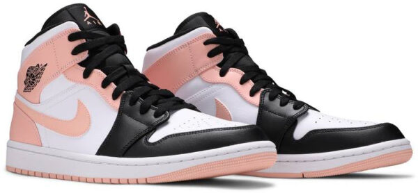 Jordan 1 Mid Arctic Orange Black Toe 554724-133 - Arviolet photo 3