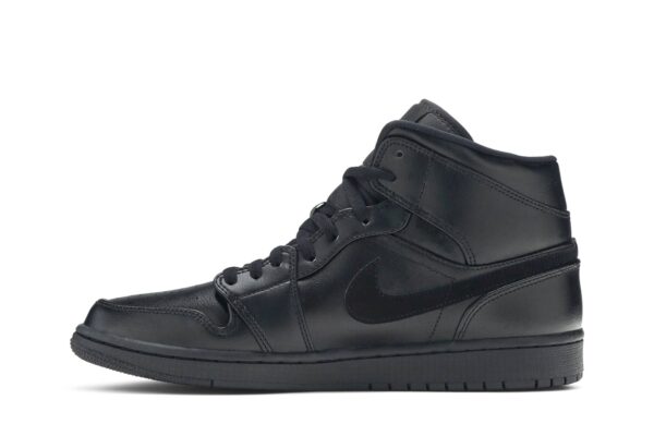 Jordan 1 Mid Black 554724-090 - Arviolet photo 3