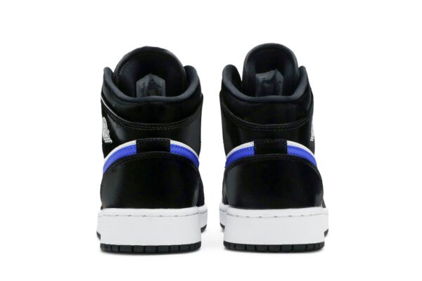 Jordan 1 Mid Black Racer Blue White (GS) 554725-084 - Arviolet photo 6