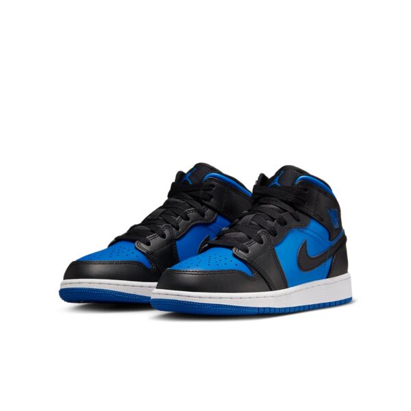 Jordan 1 Mid Black Royal Blue (GS) DQ8423-042 - Arviolet photo 4