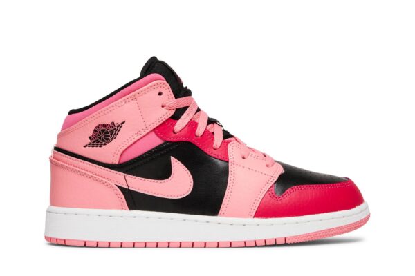 Jordan 1 Mid Coral Chalk (GS) 554725-662 - Arviolet photo 1