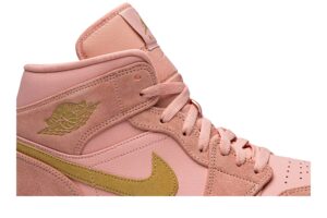 Jordan 1 Mid Coral Gold 852542-600 - Arviolet photo 2