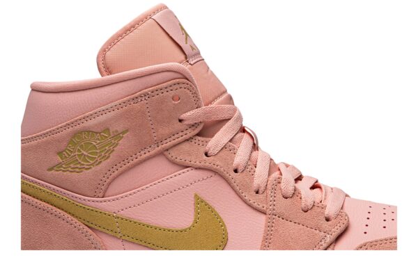 Jordan 1 Mid Coral Gold 852542-600 - Arviolet photo 2