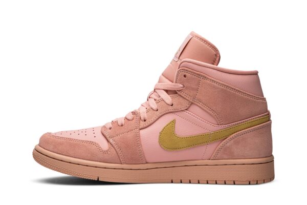 Jordan 1 Mid Coral Gold 852542-600 - Arviolet photo 3