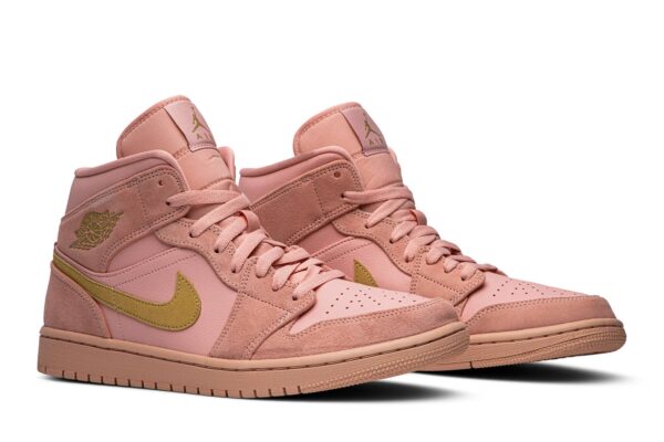 Jordan 1 Mid Coral Gold 852542-600 - Arviolet photo 8
