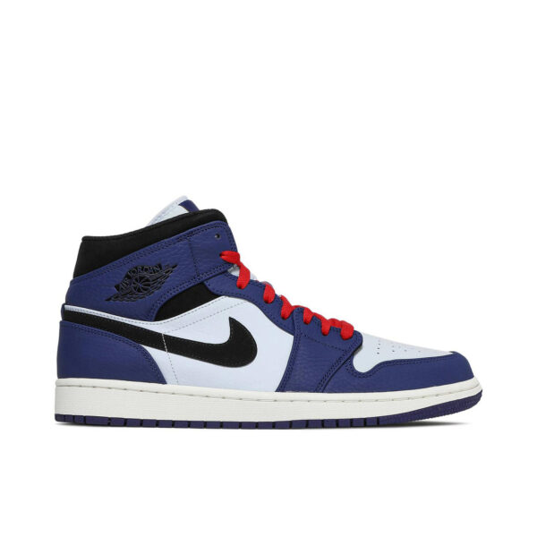 Jordan 1 Mid Deep Royal Blue Black 852542-400 - Arviolet photo 1