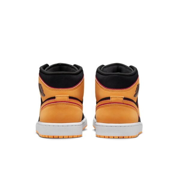 Jordan 1 Mid Fat Tongue Black Orange FJ4923-008 - Arviolet photo 5