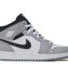 Jordan 1 Mid Light Smoke Grey (GS) 554725-078 - Arviolet photo 1