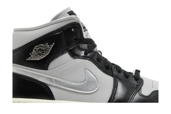 Jordan 1 Mid SE Black Metallic Silver (Women's) FB9892-002 - Arviolet photo 2