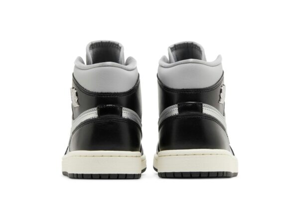 Jordan 1 Mid SE Black Metallic Silver (Women's) FB9892-002 - Arviolet photo 6