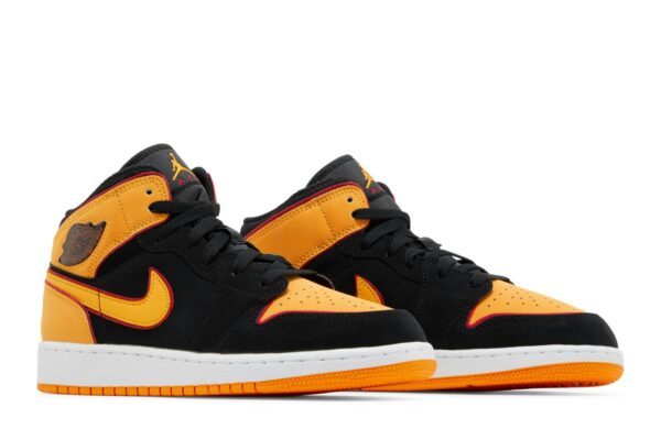 Jordan 1 Mid SE Black Vivid Orange (GS) FJ4924-008 - Arviolet photo 8