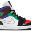 Jordan 1 Mid SE Black White Multi-Color (Women's) DB5454-001 - Arviolet photo 1