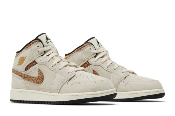 Jordan 1 Mid SE Brown Elephant (GS) DZ5369-102 - Arviolet photo 8