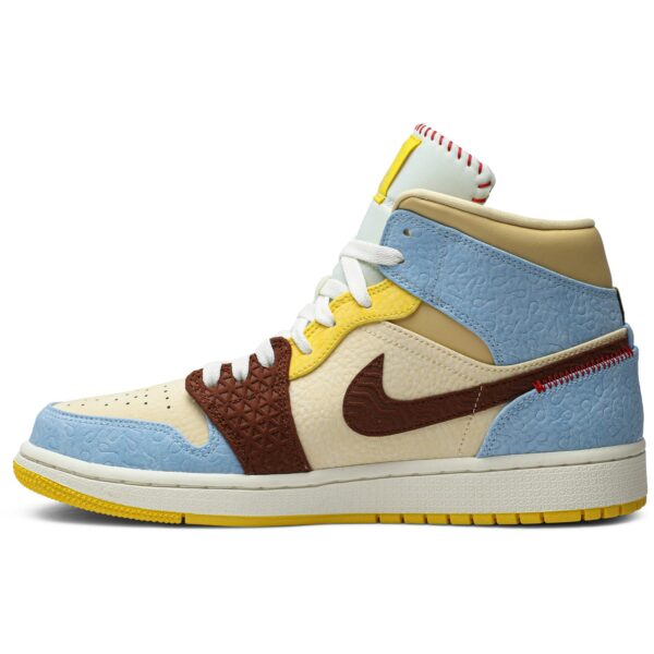Jordan 1 Mid SE Fearless Maison Chateau Rouge CU2803-200 - Arviolet photo 3