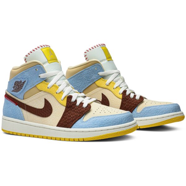 Jordan 1 Mid SE Fearless Maison Chateau Rouge CU2803-200 - Arviolet photo 8