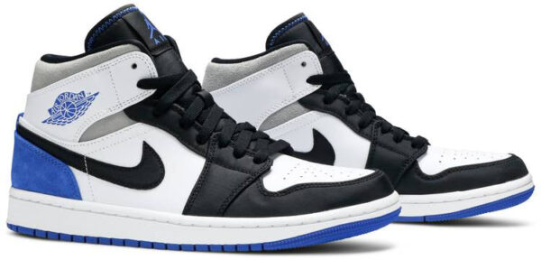 Jordan 1 Mid SE Royal Black Toe 852542-102 - Arviolet photo 3