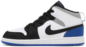 Jordan 1 Mid SE White Black Royal (PS) BQ6932-102 - Arviolet photo 2