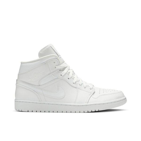 Jordan 1 Mid Triple White (2019) 554724-129 - Arviolet photo 1