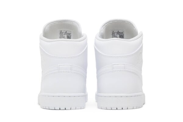 Jordan 1 Mid Triple White 554724-136 - Arviolet photo 6