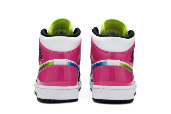 Jordan 1 Mid White Black Cyber Pink CZ9834-100 - Arviolet photo 6