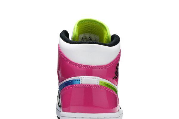 Jordan 1 Mid White Black Cyber Pink CZ9834-100 - Arviolet photo 7