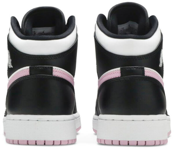 Jordan 1 Mid White Black Light Arctic Pink (GS) 555112-103 - Arviolet photo 4