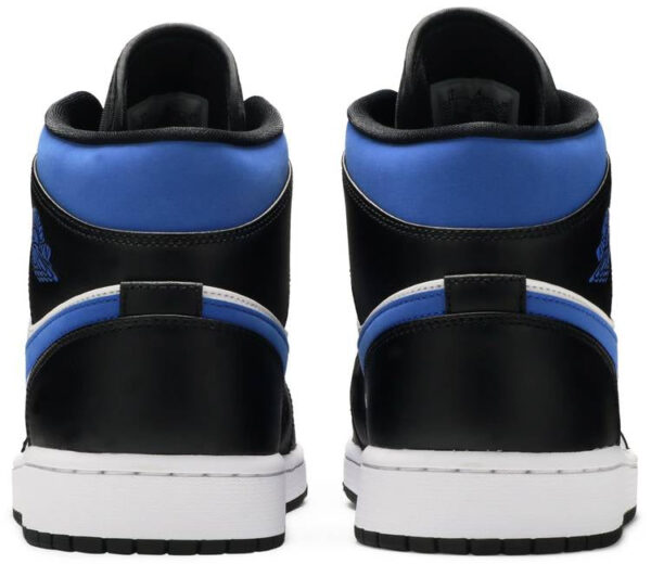 Jordan 1 Mid White Black Racer Blue 554724-140 - Arviolet photo 4