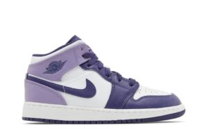 Jordan 1 Mid White Sky J Purple (GS) DQ8423-515 - Arviolet photo 1