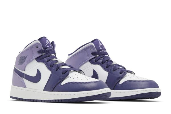 Jordan 1 Mid White Sky J Purple (GS) DQ8423-515 - Arviolet photo 8