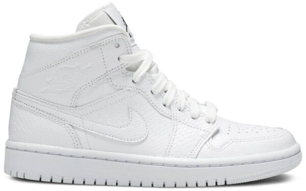 Jordan 1 Mid White Snakeskin (Women's) BQ6472-110 - Arviolet photo 1