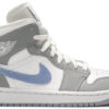 Jordan 1 Mid Wolf Grey Aluminum (Women's) BQ6472-105 - Arviolet photo 1