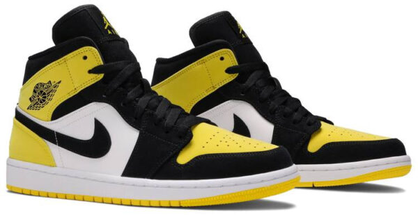 Jordan 1 Mid Yellow Toe Black 852542-071 - Arviolet photo 3