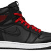 Jordan 1 Retro High Black Satin Gym Red 555088-060 - Arviolet photo 1