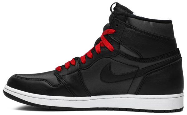 Jordan 1 Retro High Black Satin Gym Red 555088-060 - Arviolet photo 2