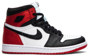 Jordan 1 Retro High Satin Black Toe (Women's) CD0461-016 - Arviolet photo 1