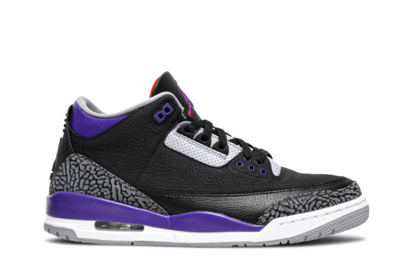 Jordan 3 Retro Black Court Purple CT8532-050 - Arviolet photo 1