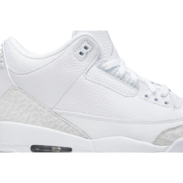 Jordan 3 Retro Pure White (2018) 136064-111 - Arviolet photo 2