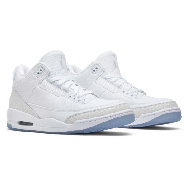 Jordan 3 Retro Pure White (2018) 136064-111 - Arviolet photo 8