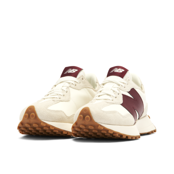 New Balance 327 Moonbeam Classic Burgundy (Women's) WS327KA - Arviolet photo 4