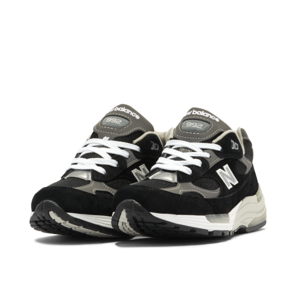 New Balance 992 Black Grey Suede M992EB - Arviolet photo 4