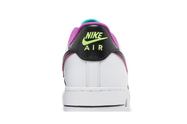 Nike Air Force 1 Low '07 LV8 Just Do It! White Vivid Purple (GS) DX3933-100 - Arviolet photo 7